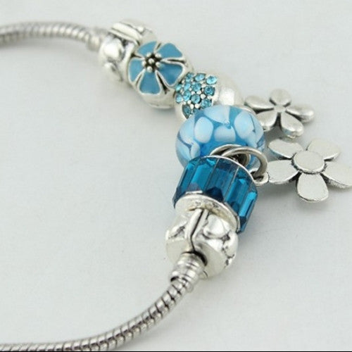 European Flower Beads Bracelet