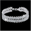 Women Crystal Bracelets Wedding Jewelry