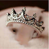 Crown Ring Queen's Silver Women Jewelry