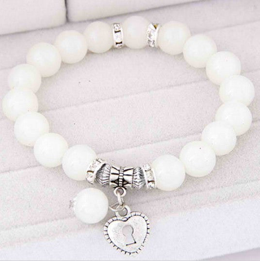 Pulseira Love Heart Pendant Bracelet