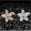 Cuff Earring - Single Crystal Flower